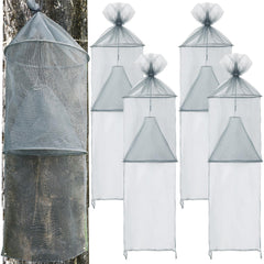 Qualirey front view of grey trap showing full shape and easy install benefit