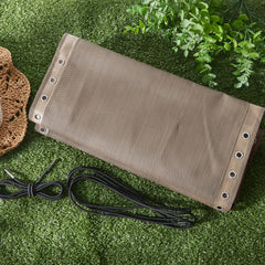Queekay close-up of breathable fabric texture highlighting durable waterproof benefit