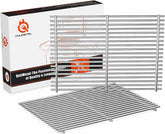 QuliMetal front view of two 18.75-inch grates showing precise fit and finish