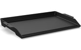 QuliMetal front view showing full 23x16 griddle and flat cooking surface for larger batches