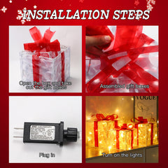 Qulist porch display at night creating inviting curb appeal and ambient light