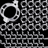 Qunclay front pack of 1500 white plant clips, bulk supply benefit