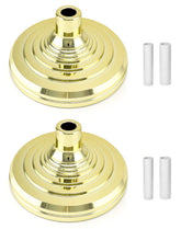 QWORK front view showing gold base and stable design benefit of elegant display