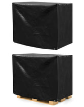 QWORK front packaging view showing two covers ready to deploy and protect