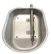 rabbitnipples stainless front view showing durable one-piece bowl and clean finish