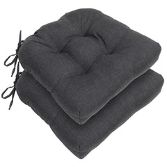 RACE LEAF front view of two gray cushions showing clean design and balanced support