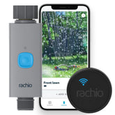 Rachio valve front view showing durable housing and easy connection benefit