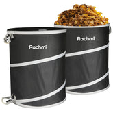 Rachmi front view open showing full 40-gallon capacity and durable rim