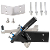 RACTOP front view of sharpener bracket showing full tool and features, clearer sharpening