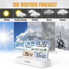 Raddy DT6 side profile with stand demonstrating easy tabletop placement benefit