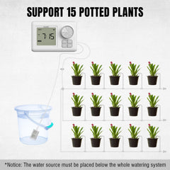 Raddy WS-6 anti-siphon and check valves preventing backflow for cleaner water