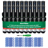 Rain Bird 5000 rotor front packaging showing full kit benefits