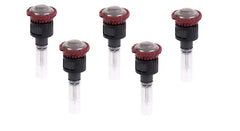 Rain Bird R-VAN nozzle tip close-up showing adjustable arc feature