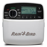 Rain Bird TRU6I front panel showing buttons and sealed indoor case for reliable control