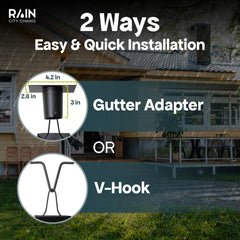 Rain City Chains threaded link detail showing secure connection and durability
