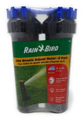 Rain Bird 32SA front view showing robust rotor head and reliable coverage benefit
