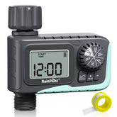 RAINPOINT front view of timer showing controls and connection benefit easy setup