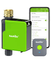 RAINPOINT front view attached to hose showing compact design and easy gardening control