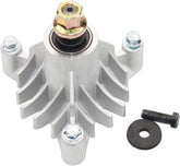Raisman spindle front view showing mounting holes and improved fit