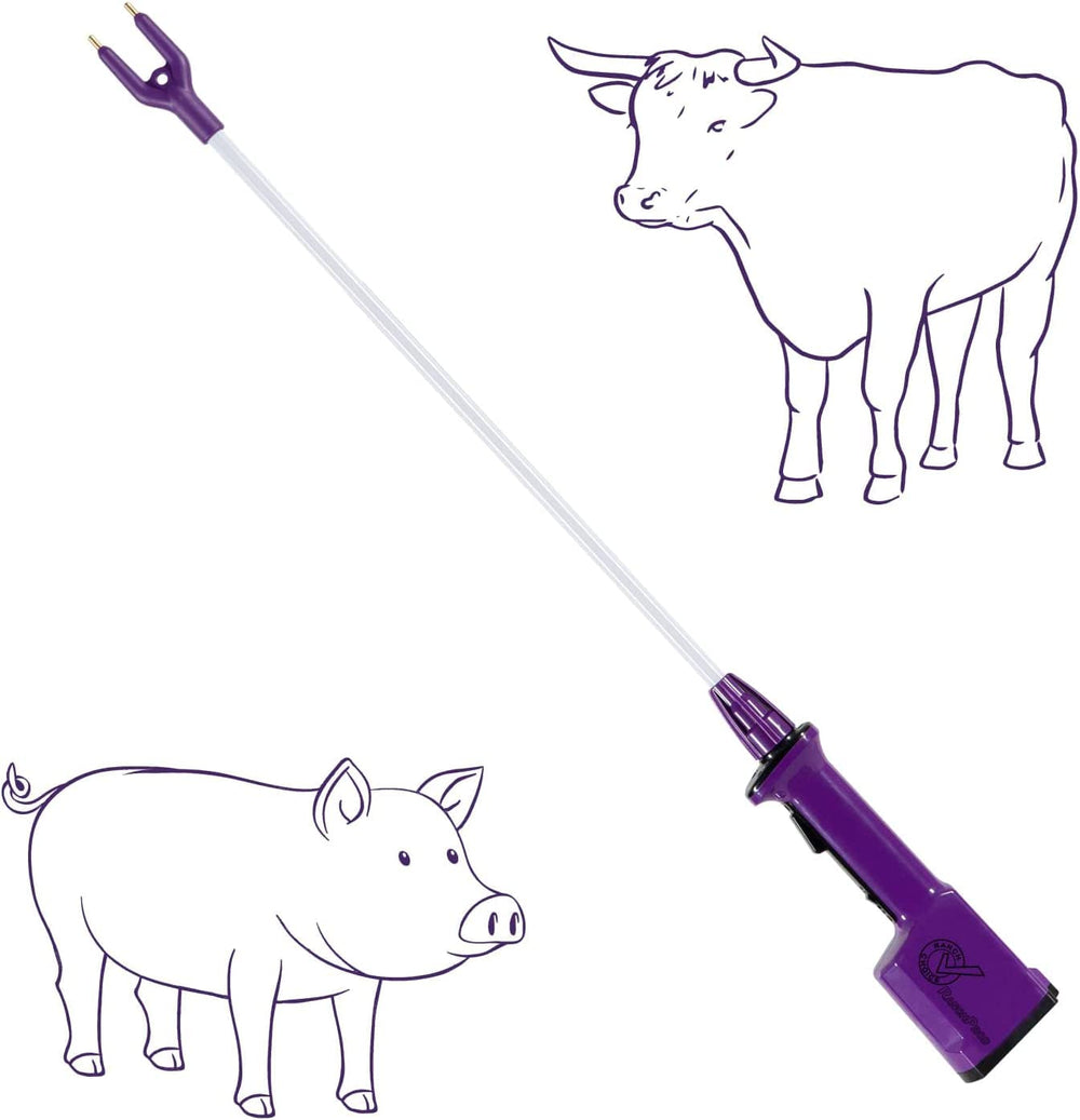 RANCH CHOICE front view of purple prod showing compact design and control access benefit