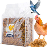 ranz front packaging showing 5lb bag and clear label, convenient storage benefit
