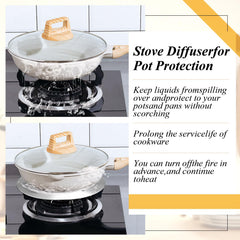 Reallnaive 9.5-inch plate with teapot demonstrating size and control