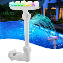 Reallnaive front view of fountain head showing mounting and nozzle for easy install