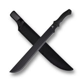 REAT machete front view showing full 24-inch blade and tip for efficient cutting