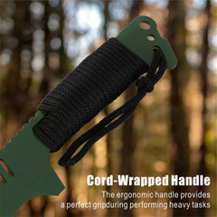 REAT sheath and belt attachment showing safe transport and quick access