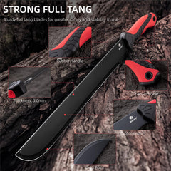 REAT machete secured in protective sheath for safe transport and storage