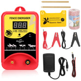 Redants energizer front panel showing controls and secure enclosure for easy monitoring