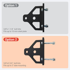 REDTEE chain slot and attachment point demonstrating secure tow strap and chain fitment