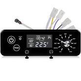 REEPLAR AC03P9 front panel view showing controls and clear display for easy grilling