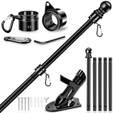 REERON front view of assembled 6 ft pole showing finished look and durability