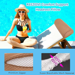 REEZEIVI closeup of 3D mesh texture showing breathable durable fabric