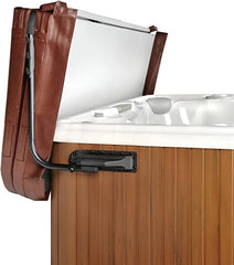 REGMICS front view of pivot top-mount lift showing neat installation and easy access