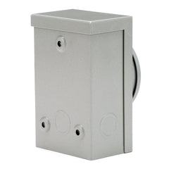 Reliance Controls PB30 removable faceplate exposing wiring space and push‑in terminals for faster installation