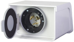 Reliance Controls PBN50 front inlet showing cover and weatherproof benefit