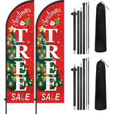 Remagr front view flag pair showing festive design and instant visibility