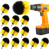 Remerry front packaging showing full 12-piece drill brush set for fast cleaning