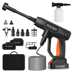 Rendoo washer front view showing compact design and portable benefit