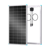 Renogy 200W front view showing full panel and frame, durable design benefit