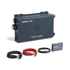 Renogy Pro front panel showing controls and LED indicators, offering easy operation