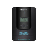 Renogy Rover 40A front panel LCD showing status and easy controls for clear monitoring