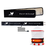 RentACoop front view of heated bucket belt showing full product and benefits