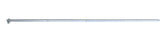RentACoop 3ft ground rod front view showing durable galvanized steel and secure grounding