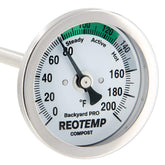 REOTEMP front dial showing Steady Active Hot for instant pile status