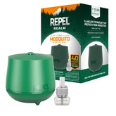 Repel Realm Zone front view showing compact design and easy setup benefit