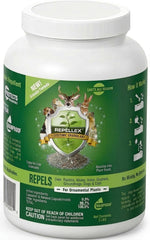 Repellex 3 lb front packaging showing product and benefits