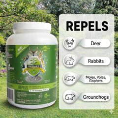 Repellex used around flower bed keeping deer and rabbits away